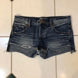 Free People jean shorts
